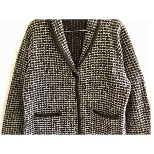 British!🇬🇧Plus Boucle Tweed Jacket